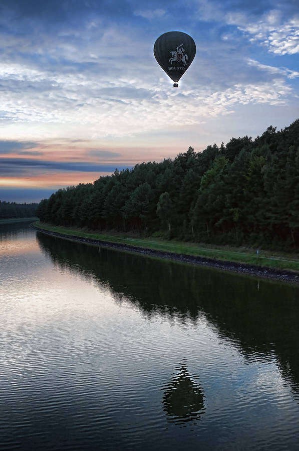 Ballonfahrt Lüneburg - am Elbe-Seiten-Kanal Ballonfahrt über Lüneburg